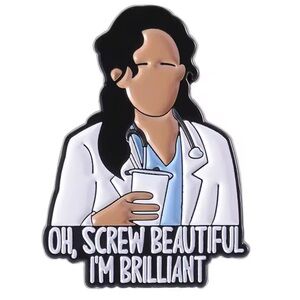 Grey's Anatomy Brilliant Doctor Enamel Pin Dr. Cristina Yang